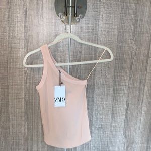 Zara‎ Asymmetrical Knit Top